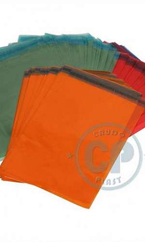 Envelope plástico com aba adesiva inviolável Envelope plástico com aba adesiva inviolável