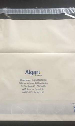 Envelope plástico com adesivo Envelope plástico com adesivo