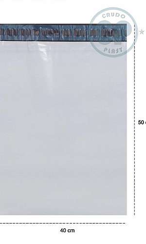 Envelope plástico com adesivo Envelope plástico com adesivo