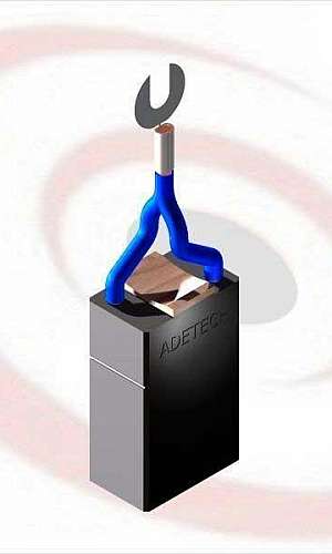 Escova metalizada para motor Escova metalizada para motor