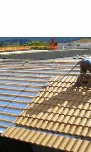 Manta metalizada para telhado Manta metalizada para telhado