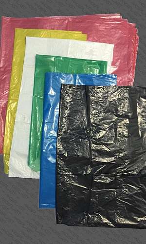 Saco de lixo colorido Saco de lixo colorido