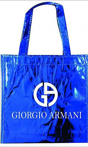 Sacola de TNT metalizada Sacola de TNT metalizada